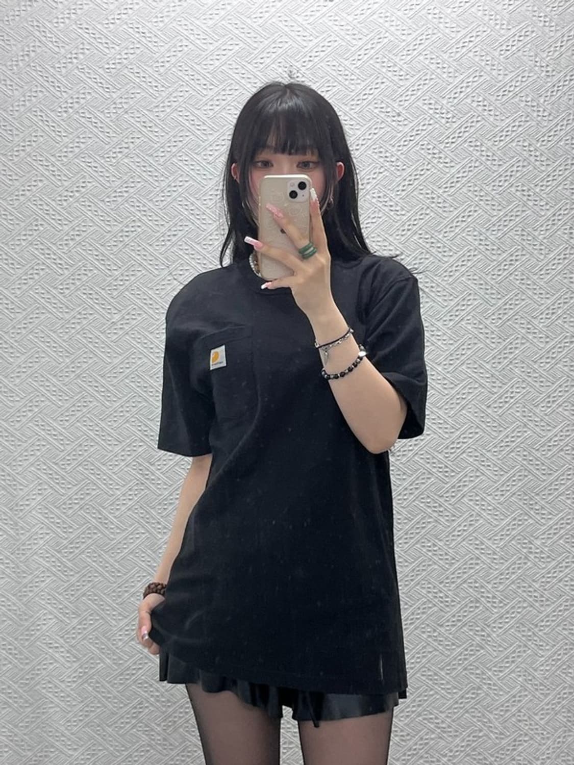 칼하트 빈티지 캐주얼 포켓로고 워크 반팔티 S C12222 상품이미지1
