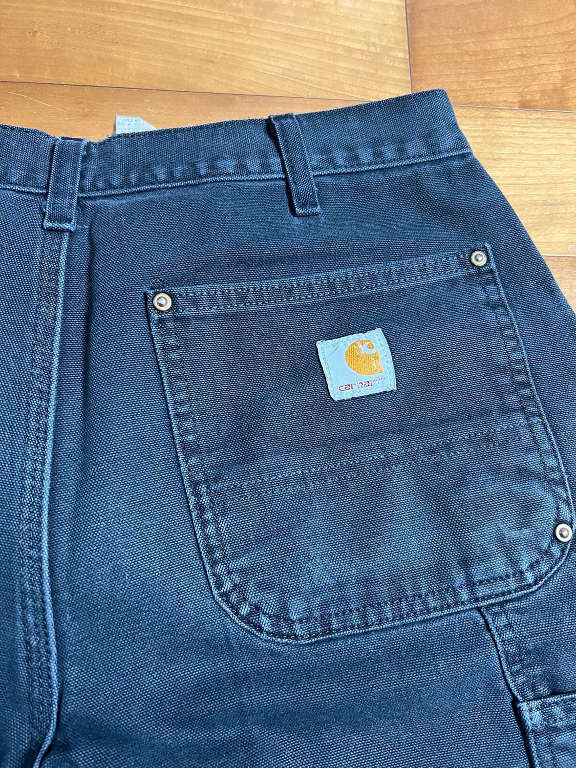 carhartt b01 칼하트 더블니 blk 33x30 상품이미지5