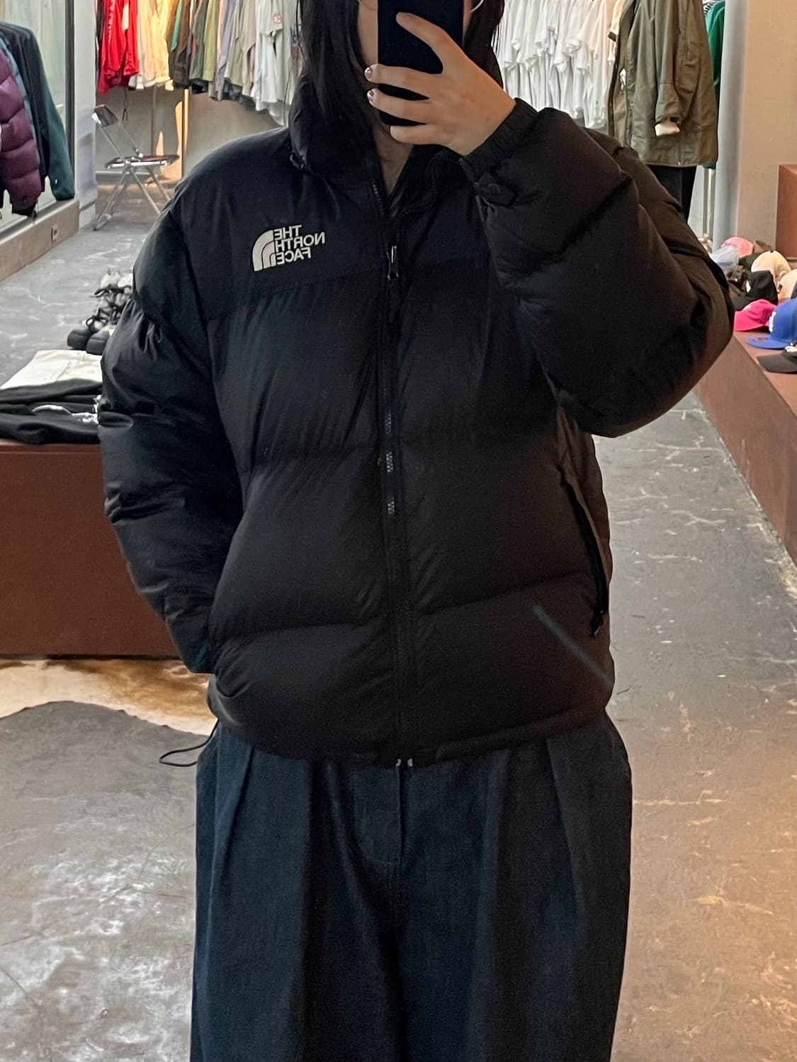 노스페이스 1996 에코 눕시 블랙 구스다운 패딩 H1733 상품이미지1