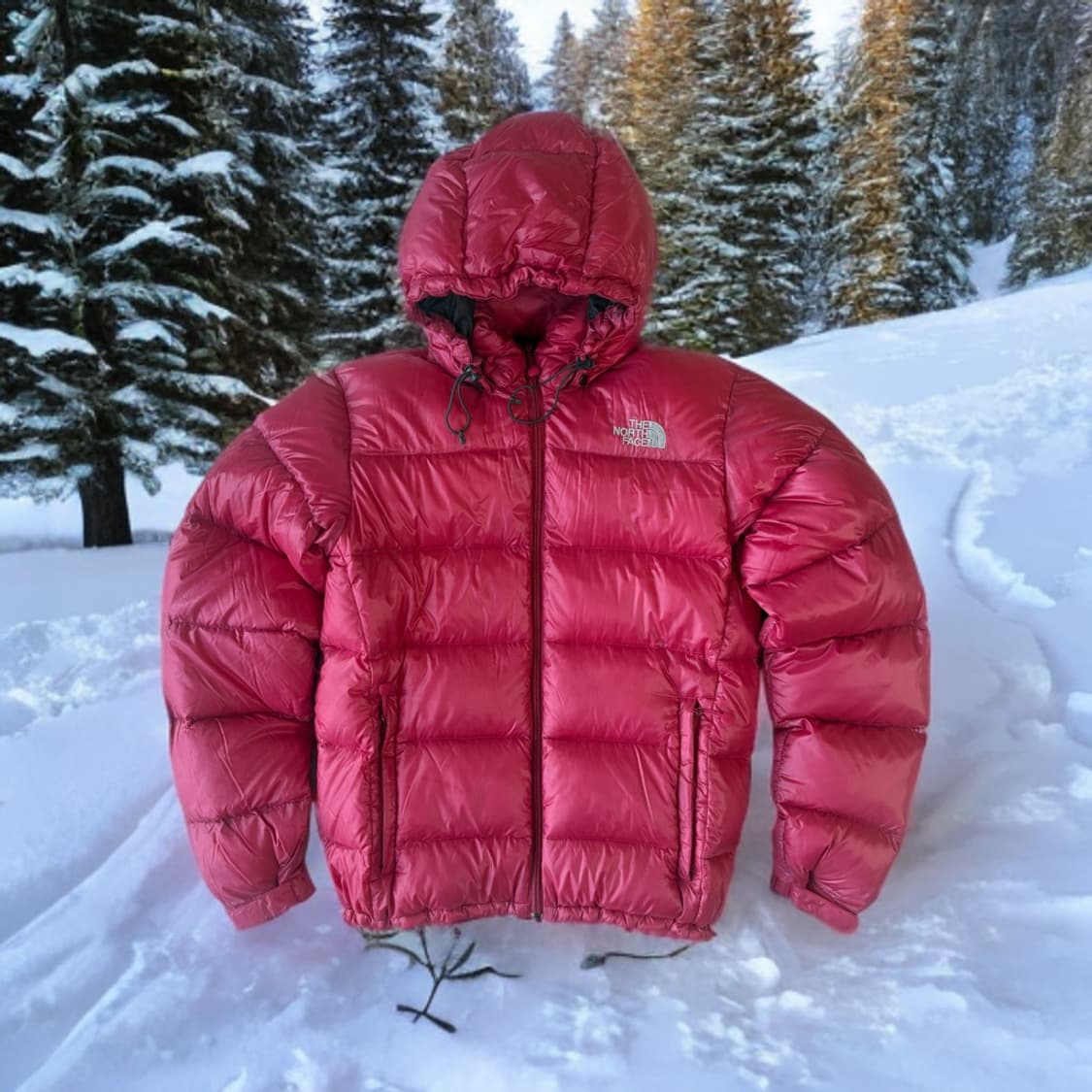 노스페이스 퍼텍스 퀀텀 초경량 패딩 (L) 마룬색상 상품이미지1