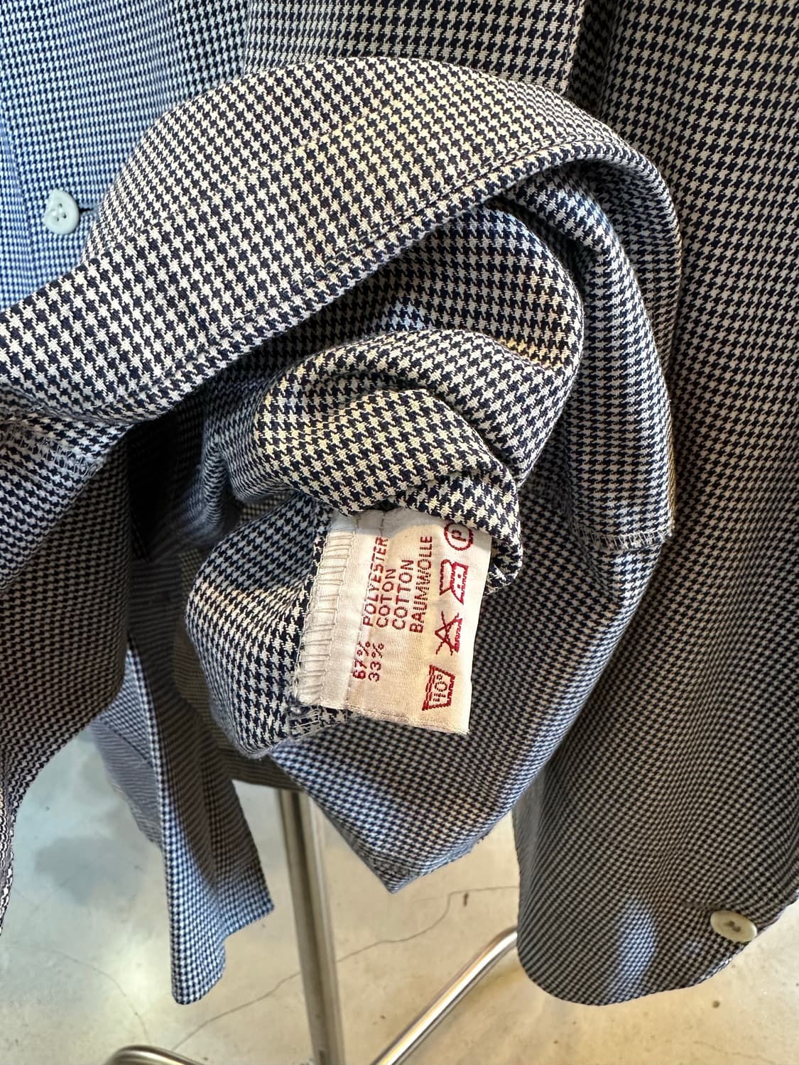 70-80s Bragard 프렌치워크웨어 더블 브레스트 자켓 상품이미지9