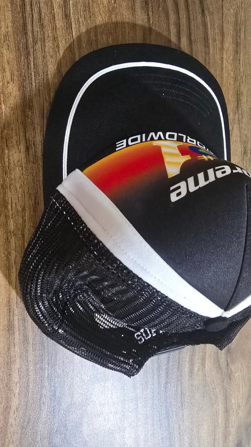 슈프림 월드와이드 메쉬 백 5패널 블랙 20SS 상품이미지2