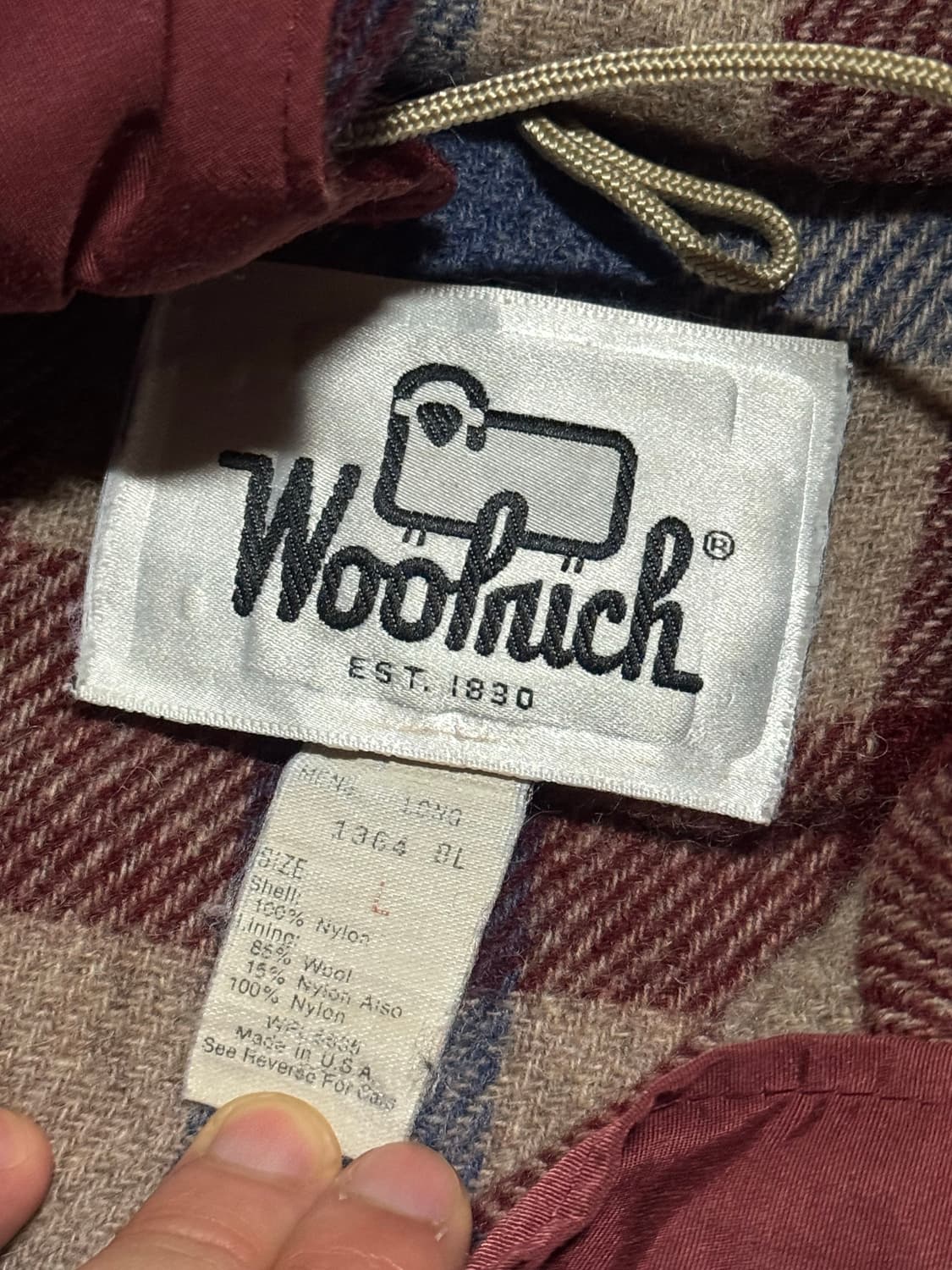 90s USA Woolrich Mountain Parka L 상품이미지5