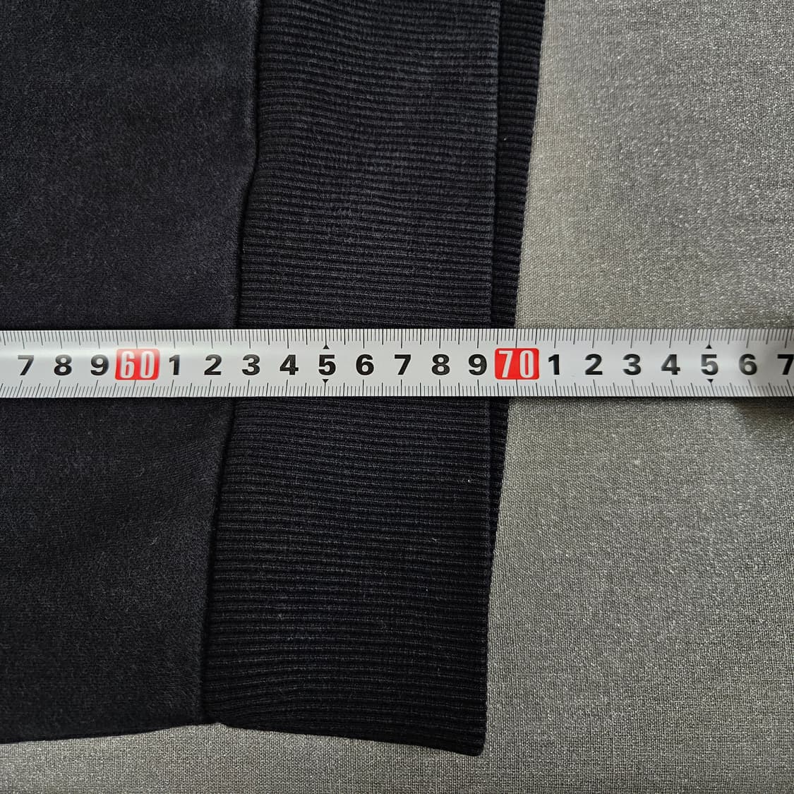 M 95-100) 다이나핏 화이트 블랙 맨투맨 상품이미지6