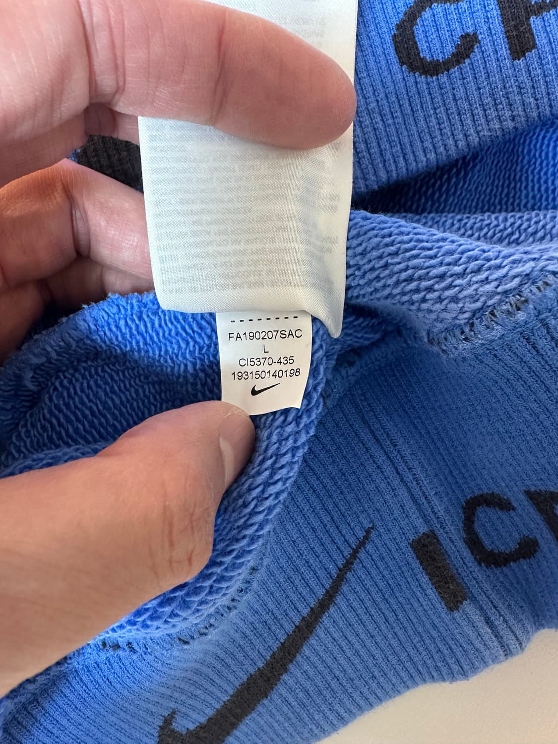 [L] NIKE X CPFM 토끼와 거북이 맨투맨 상품이미지4