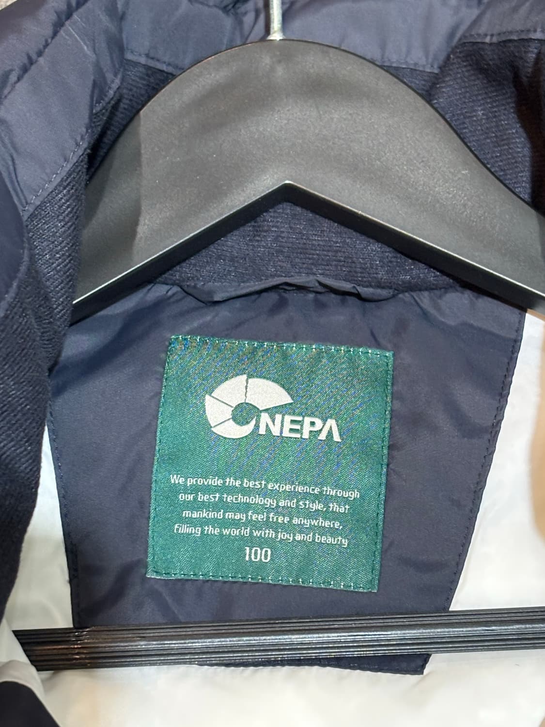 NEPA 네파 구스다운 카모 패딩 100사이즈 상품이미지5