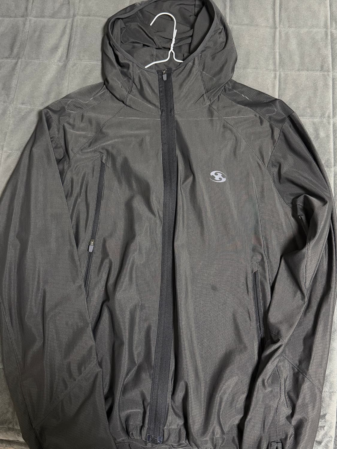 산산기어 지퍼 메쉬 자켓 블랙 상품이미지2