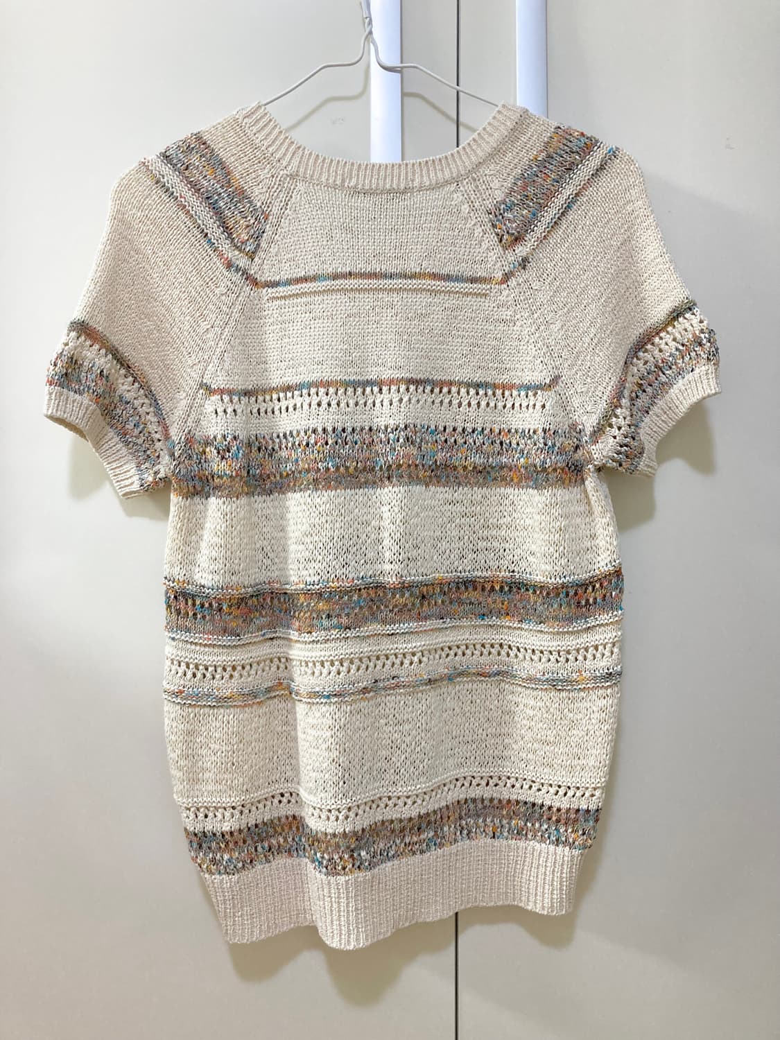 써스데이아일랜드 반팔 니트 상품이미지3