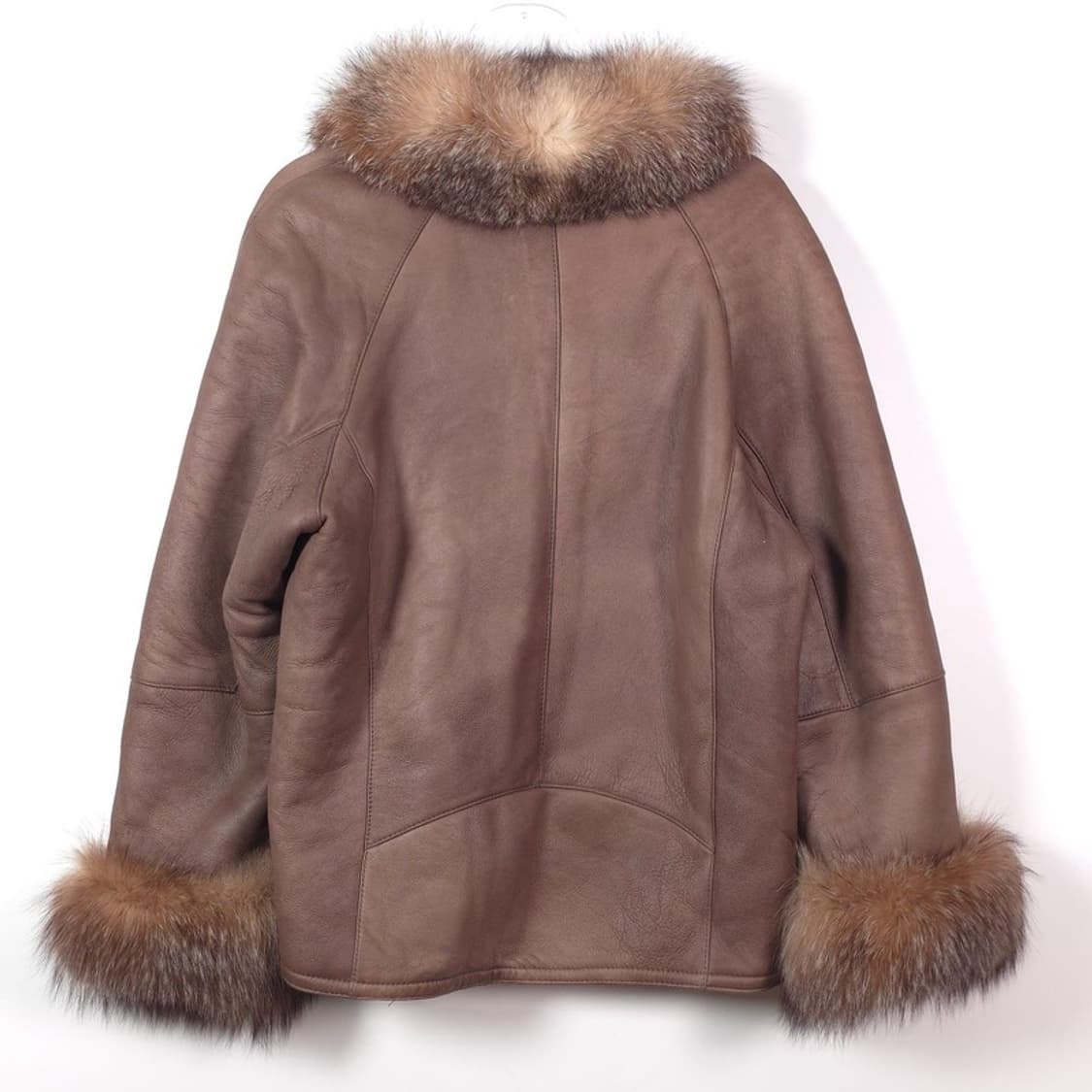 오비스 리얼 폭스 퍼 트리밍 양가죽 쉐르파 무스탕 상품이미지5