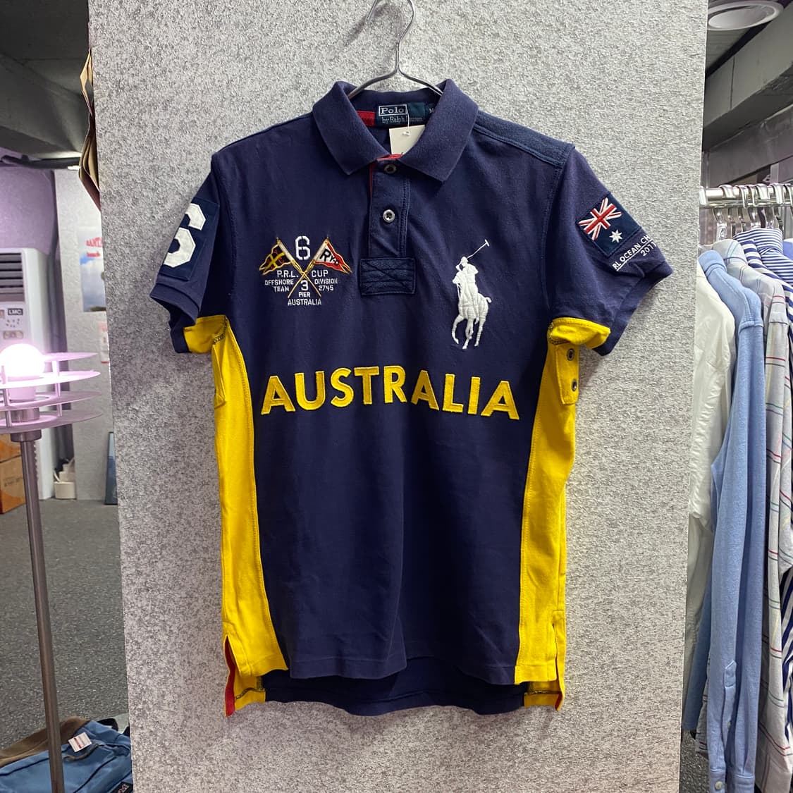 폴로 랄프로렌 오스트레일리아 빅포니 커스텀핏 카라티 B4560 상품이미지2