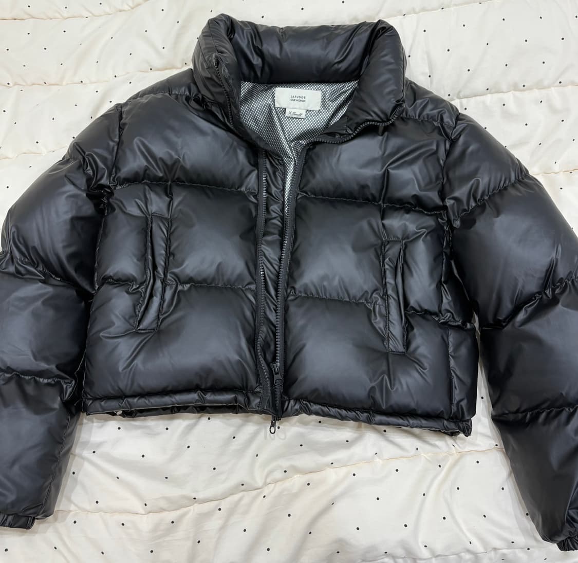 라퍼지 크롭 푸퍼 패딩 상품이미지1