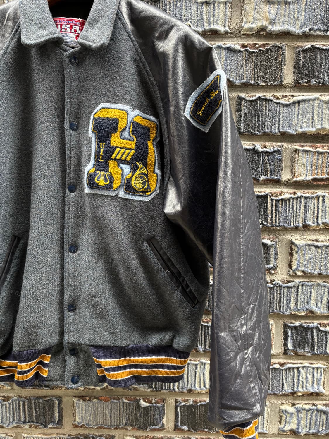 90s 미국 바시티 자켓 ‘UIL’ 상품이미지3