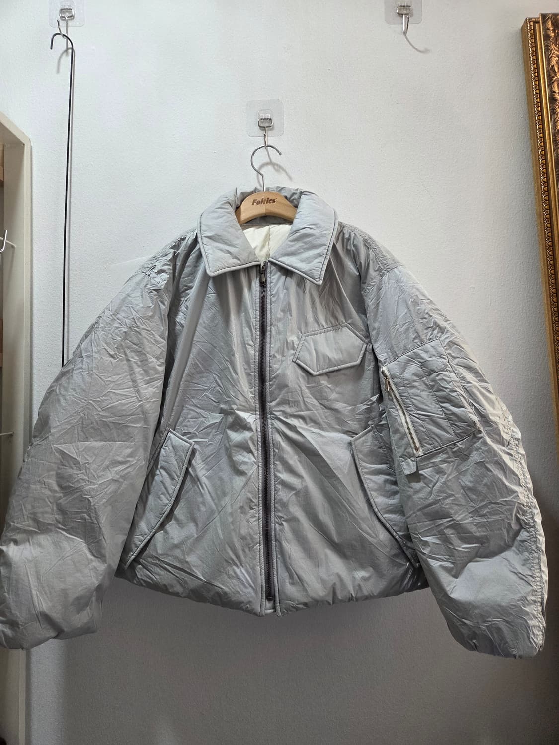 구스다운 오버핏 패딩 46사이즈 상품이미지1