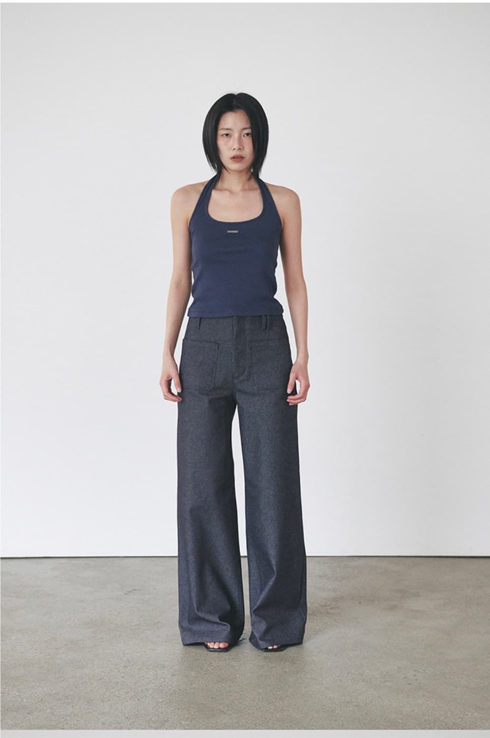 오데스 데님 SEMI WIDE DENIM TROUSERS 상품이미지2