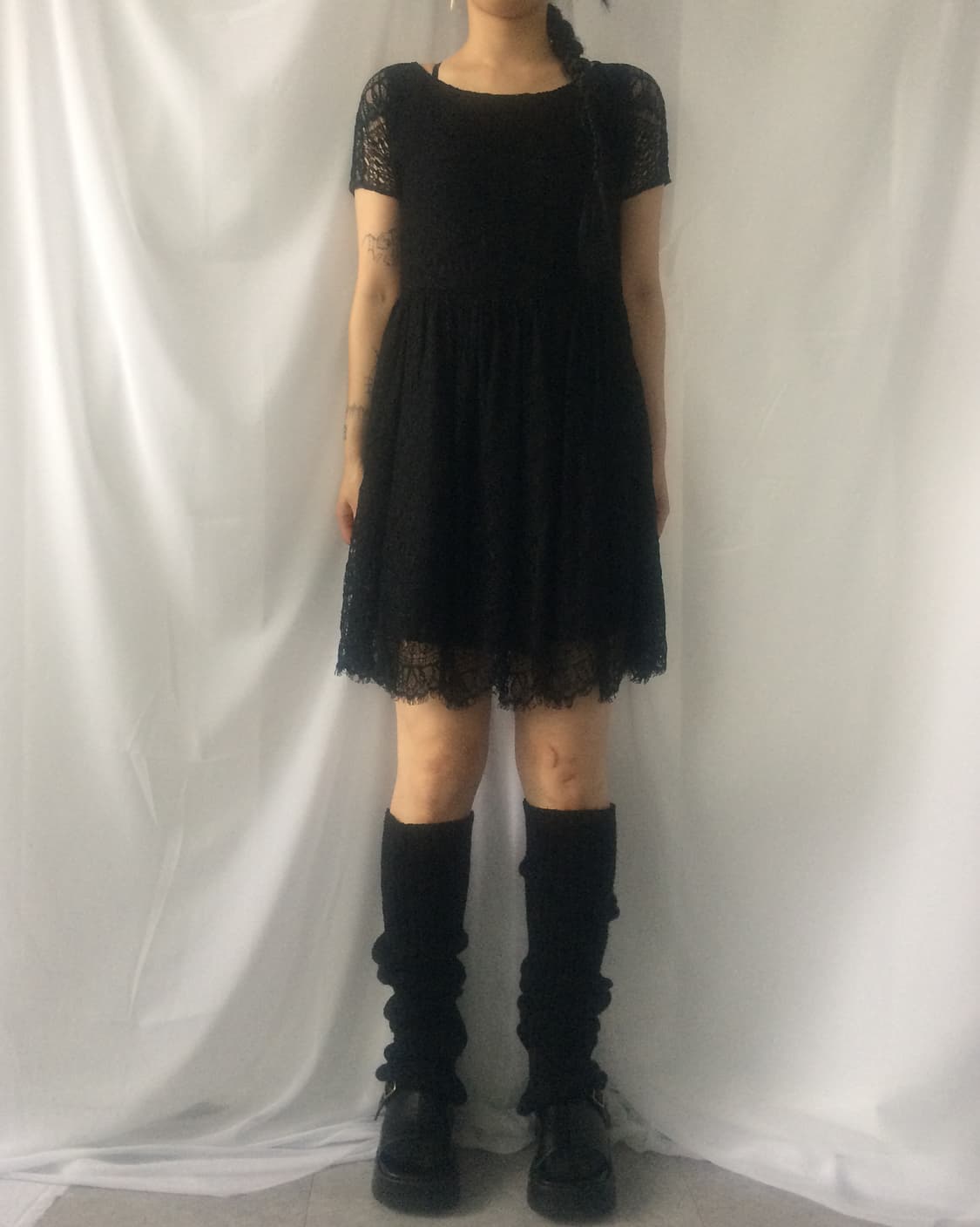 Back lace up point lace onepiece 상품이미지9