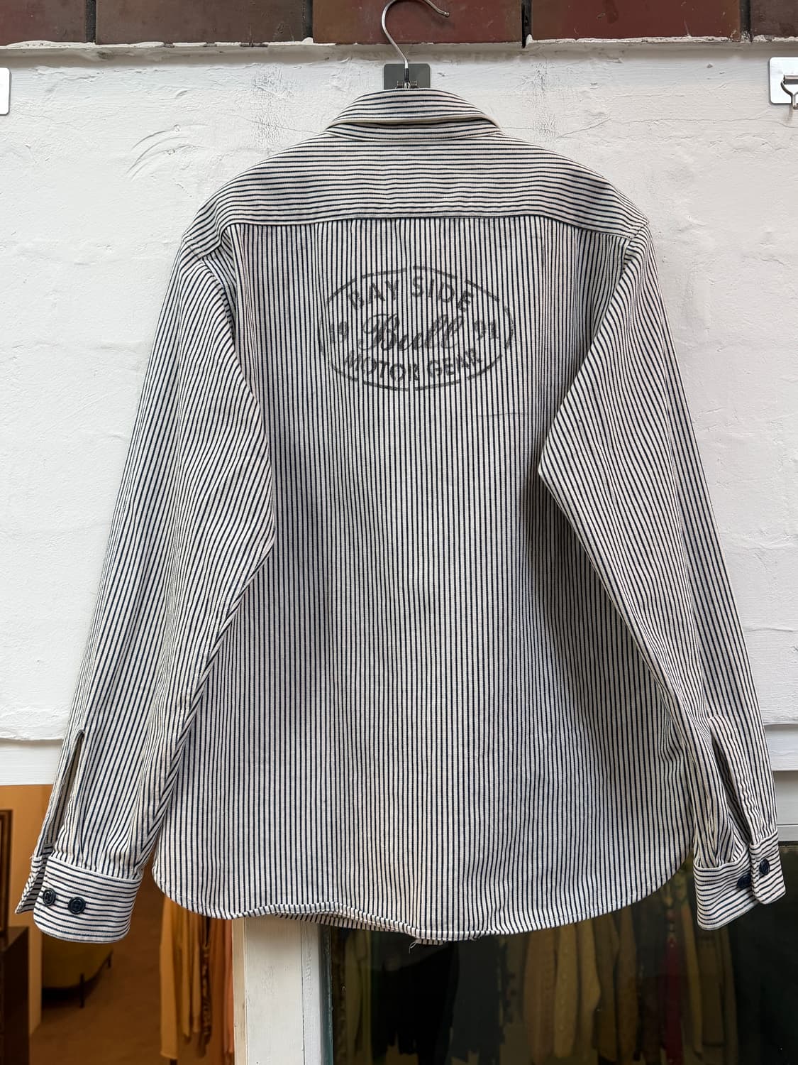 Bull Original 히코리 스트라이프 셔츠 자켓 M 상품이미지6