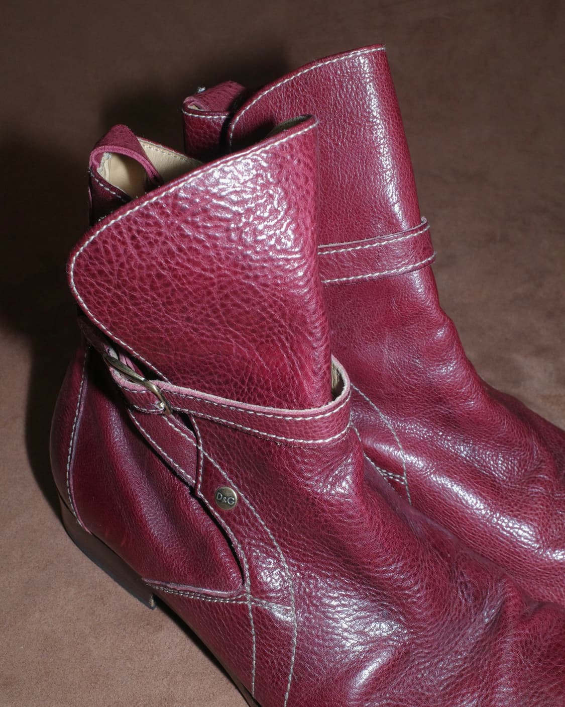 돌체앤가바나 레더 옴브레 부츠 상품이미지5