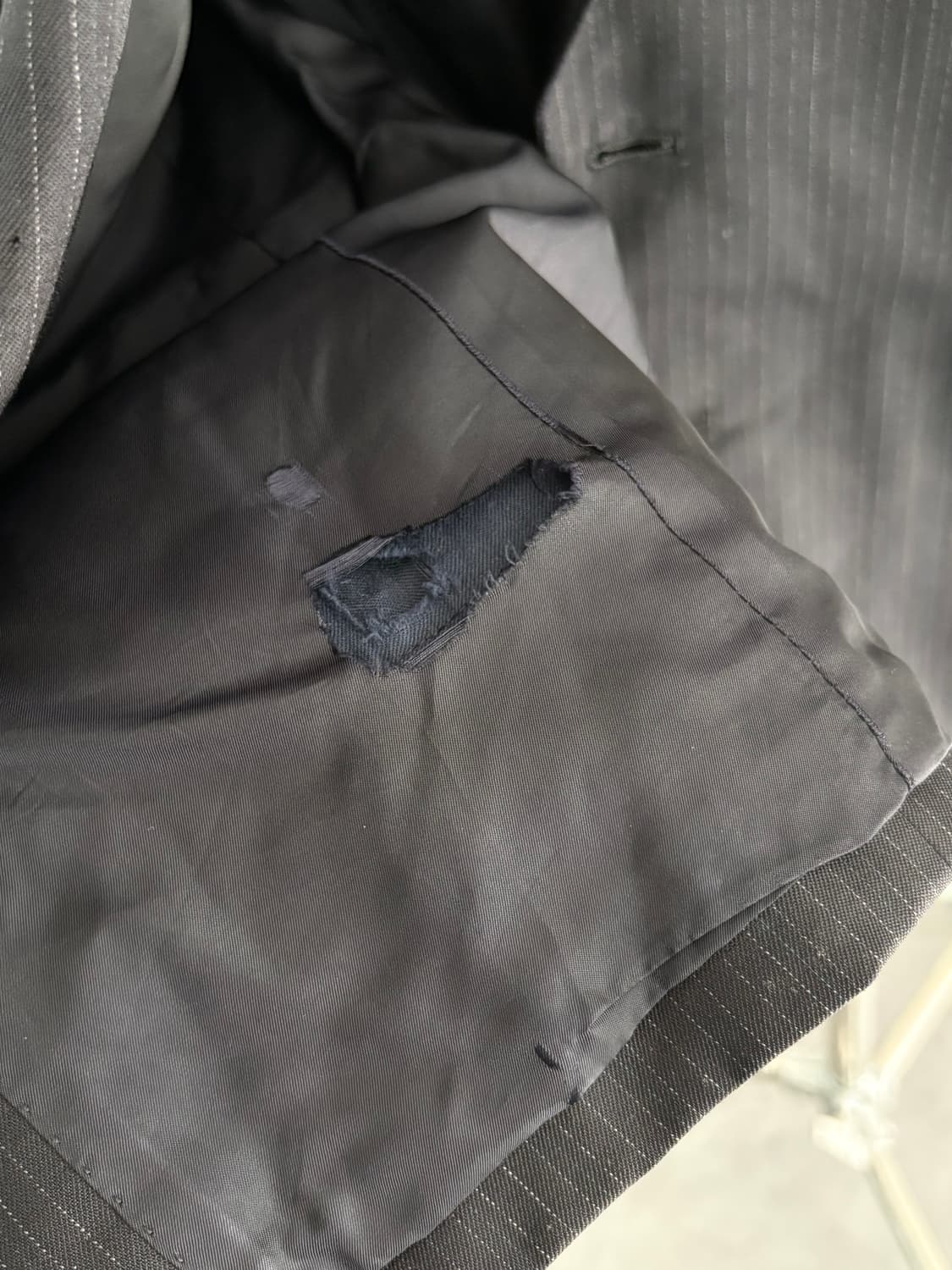 꼼데가르송 옴므 블랙 스트라이프 블레이저 상품이미지7