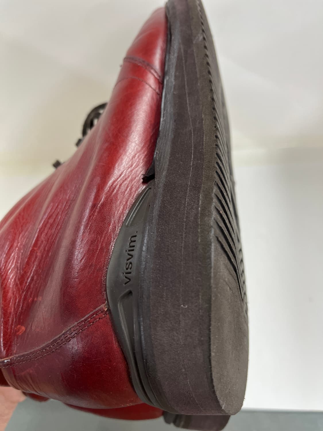 비즈빔 버건디 레더 뉴웰부츠  9.5 상품이미지9