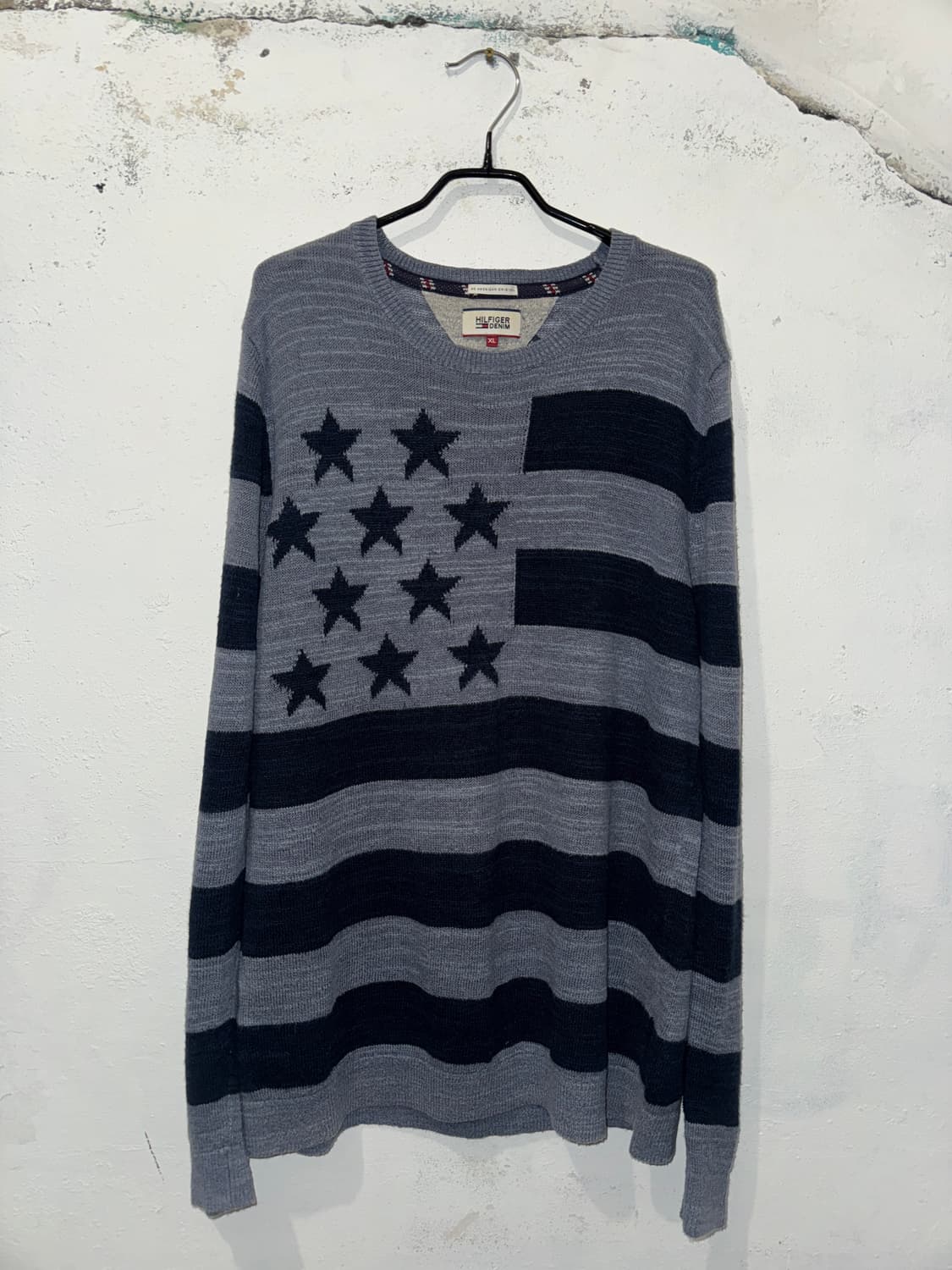 타미힐피고 데님 별 니트 상품이미지1