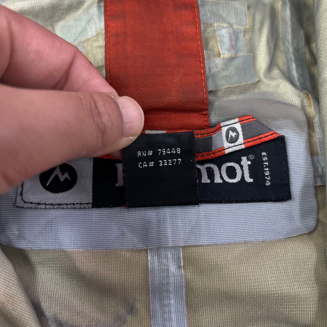 100 마무트 고프코어 나일론 고어텍스 바람막이 자켓  상품이미지6