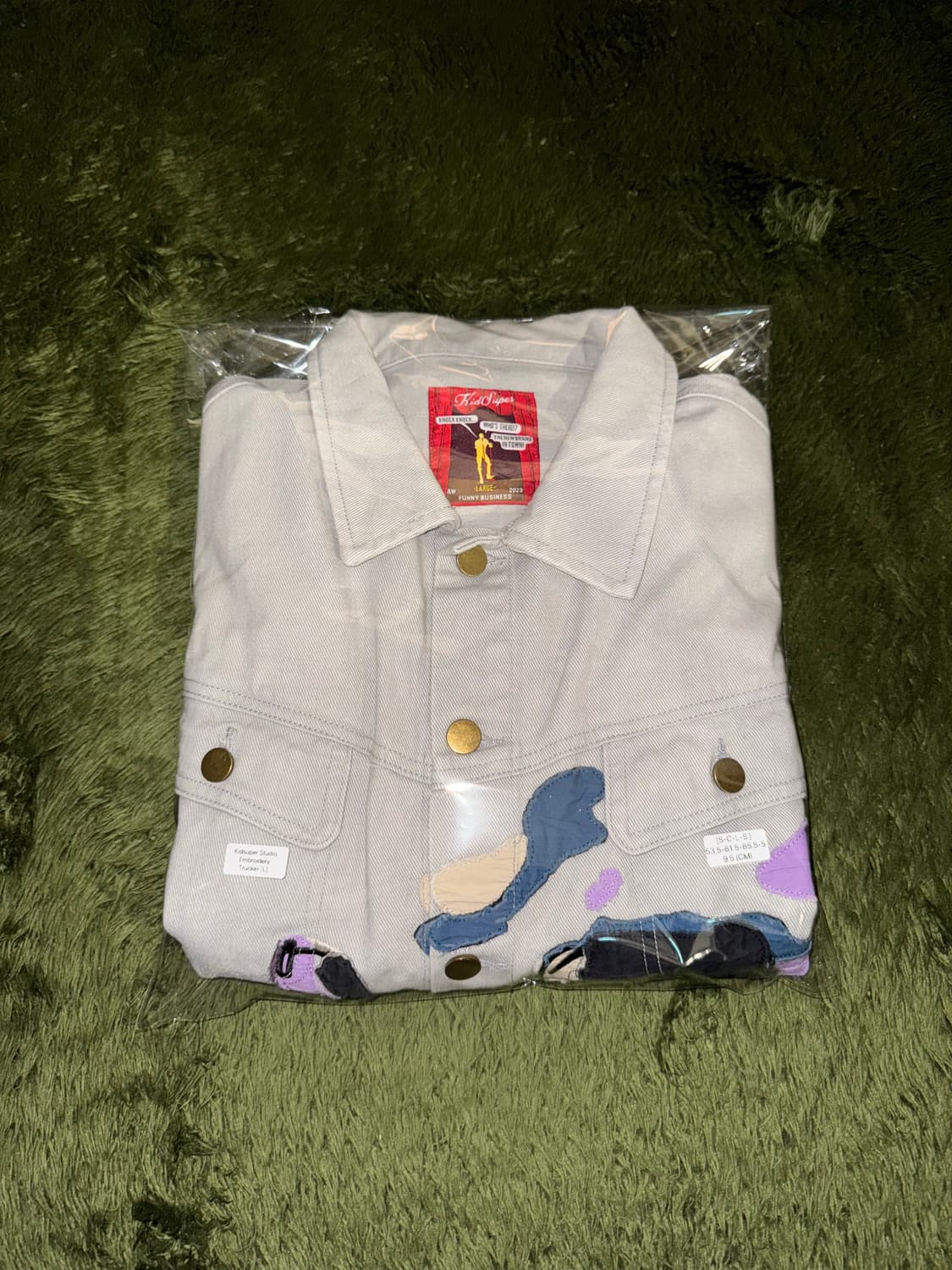 [L] KIDSUPER 키드슈퍼 23AW 엠브로이더리 트러커 자켓 상품이미지10