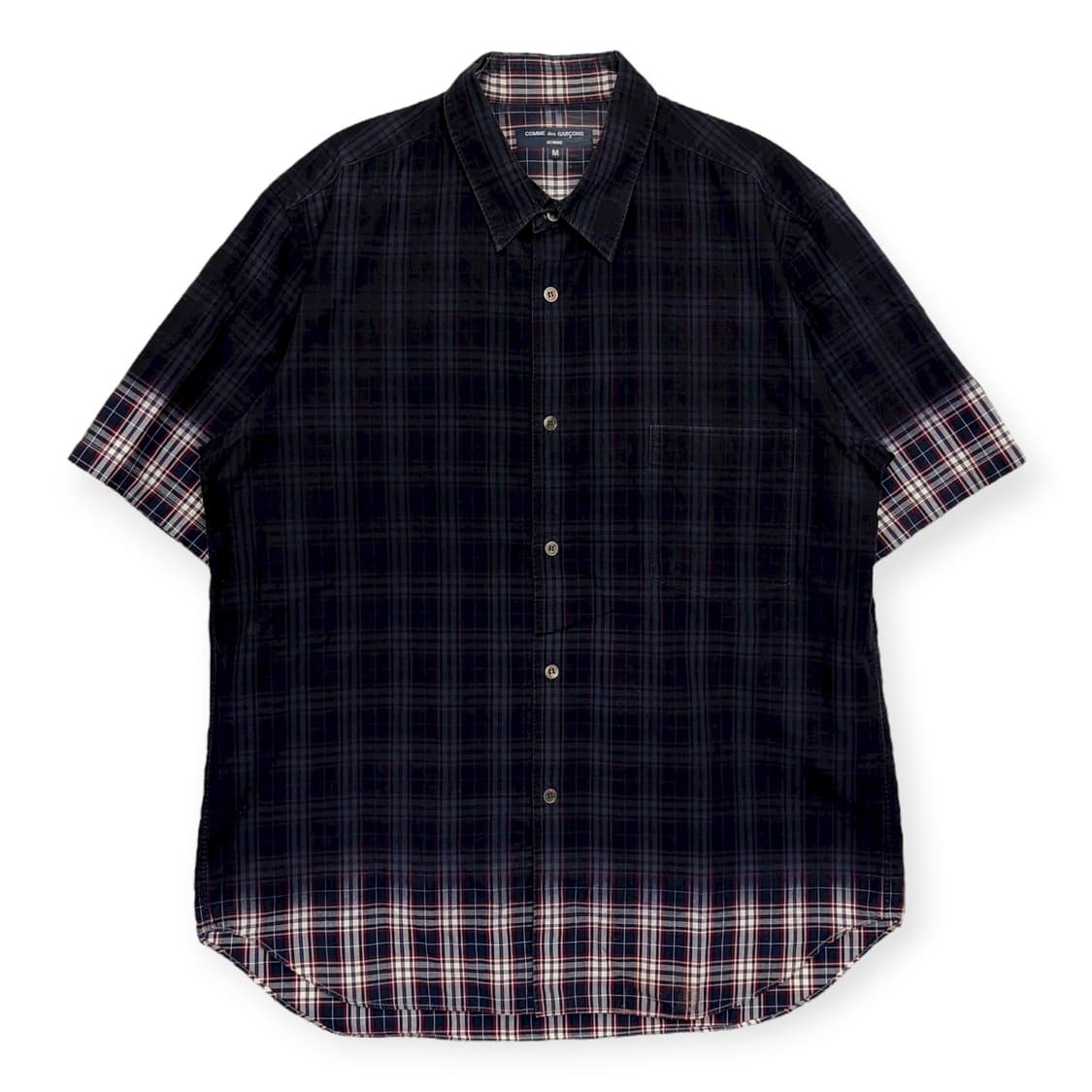 꼼데가르송 패턴 반팔 셔츠 상품이미지1