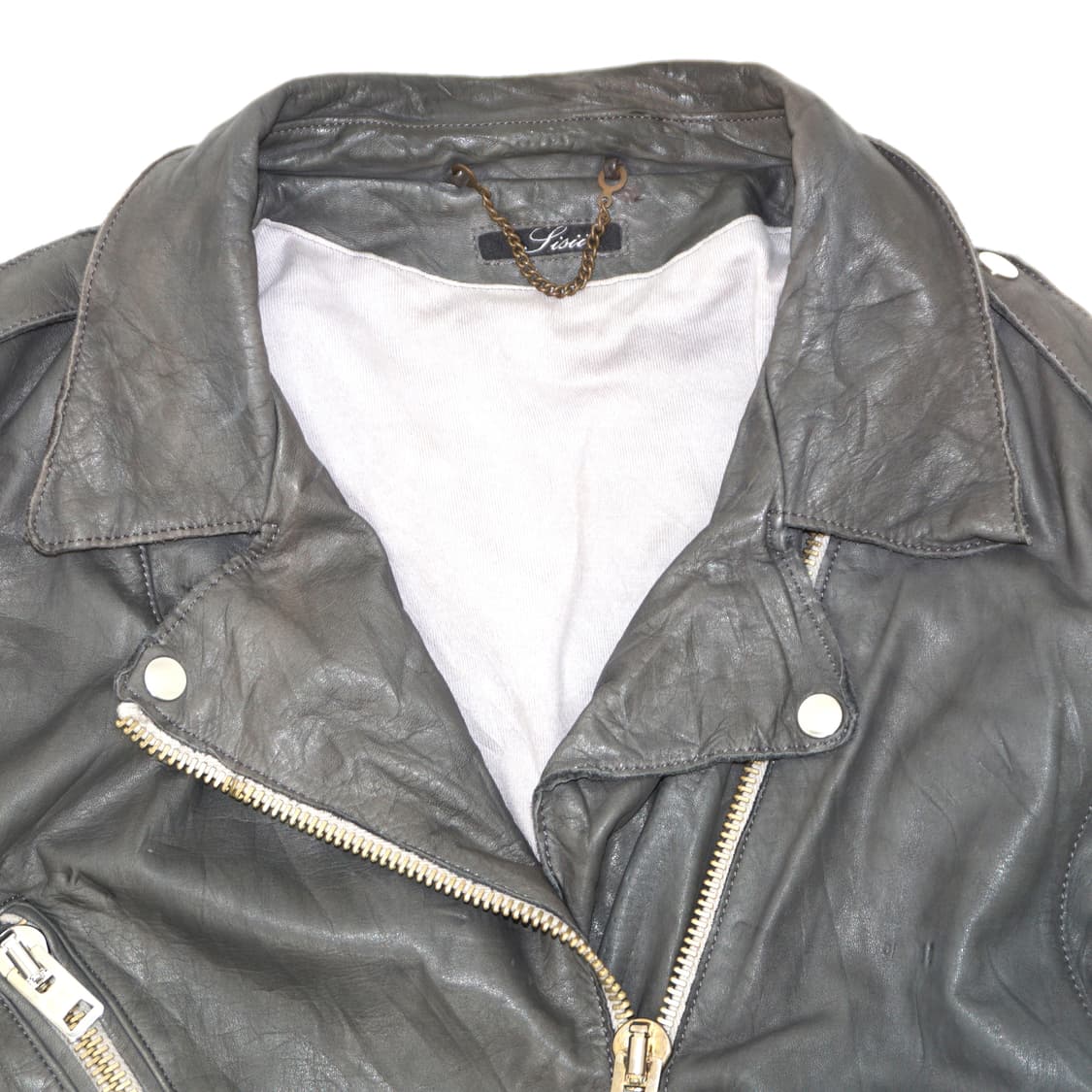 sisii 레더 라이더 자켓 상품이미지2
