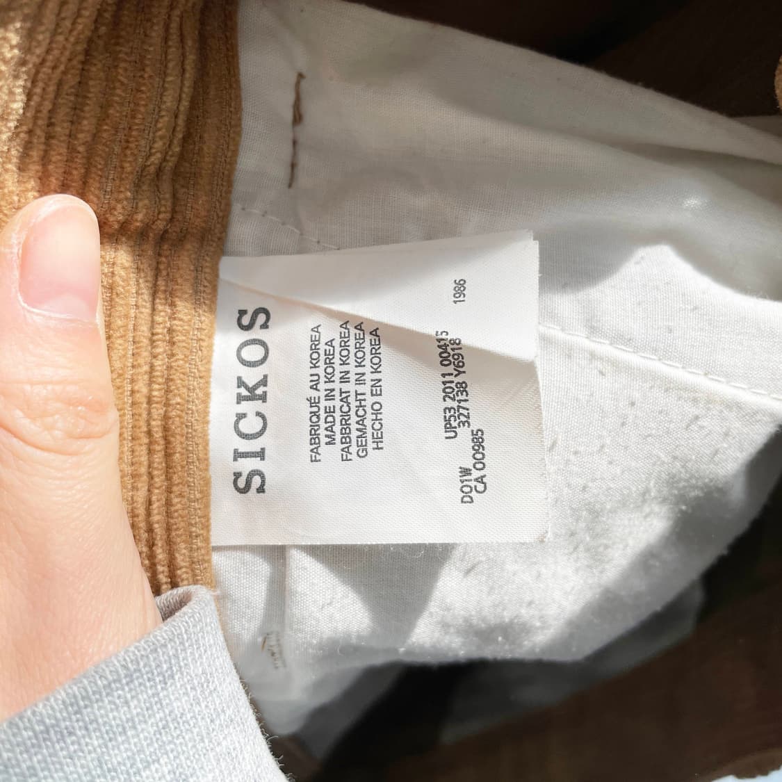 D1 SICKOS 코듀로이 팬츠 32사이즈 상품이미지5