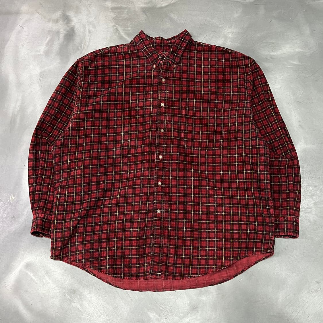  에디바우어 체크 코듀로이 셔츠 y14633 상품이미지1