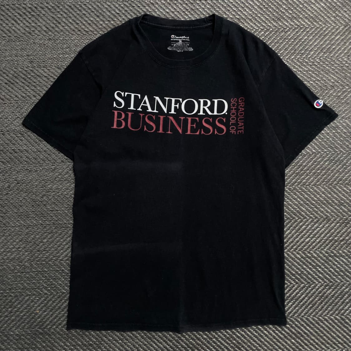 챔피온 스탠포드 빅로고 반팔 티셔츠 블랙y 5268 상품이미지2