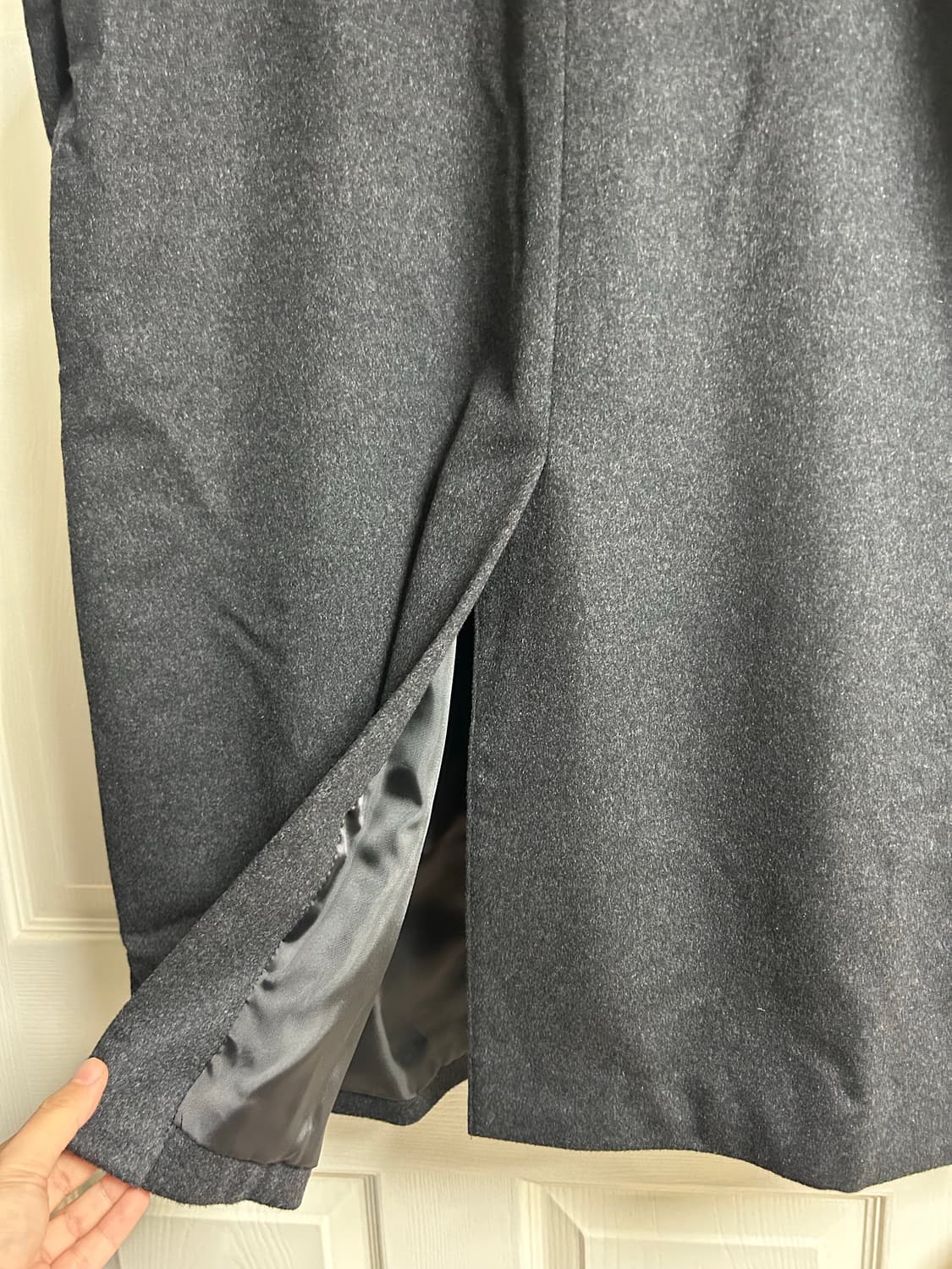 GIULIANO GROSSONI 퓨어 캐시미어 100 롱코트 상품이미지5