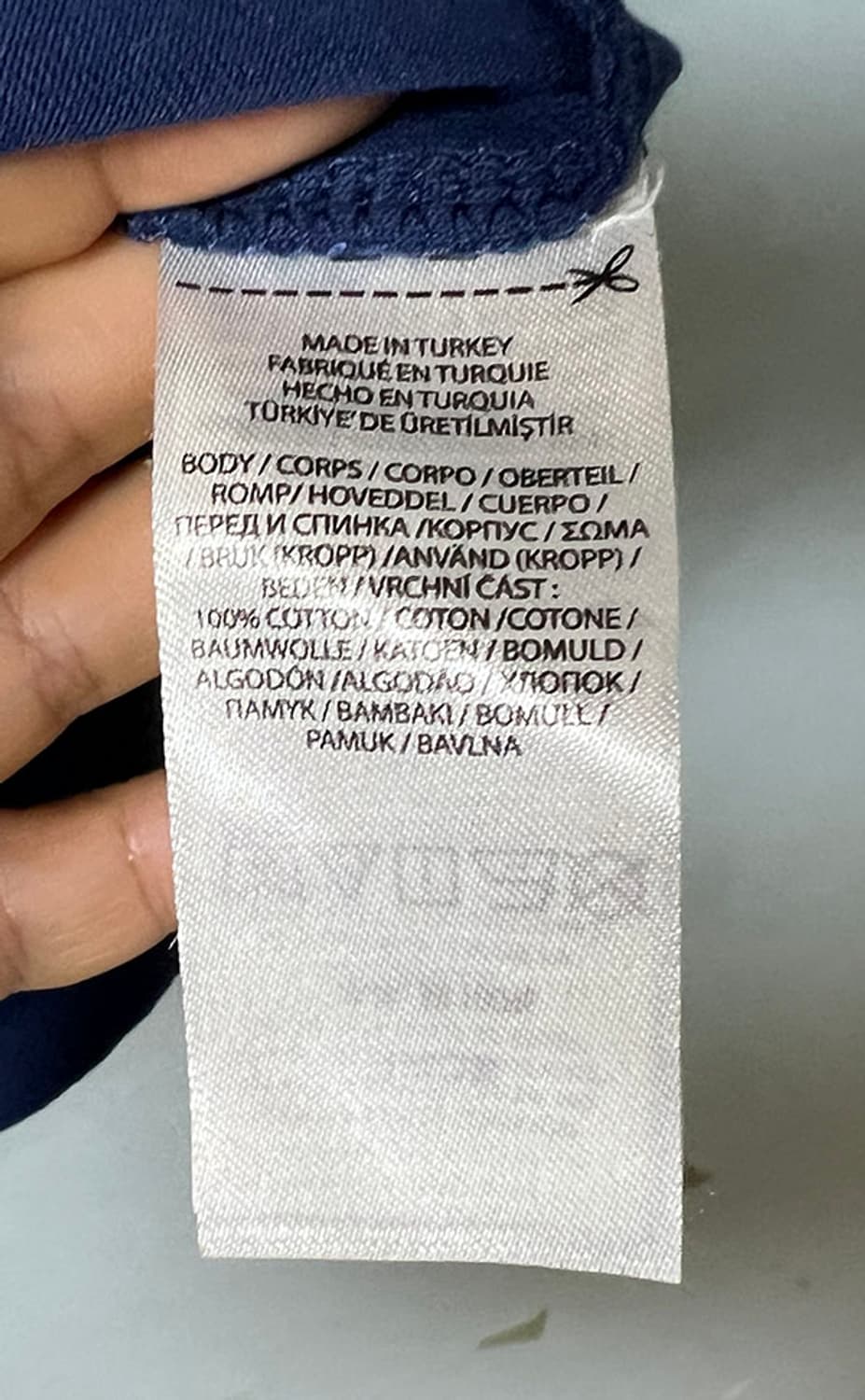 POLO 폴로 남자 코튼 반팔티 네이비 그린포니 커스텀슬림핏 L 100 상품이미지5