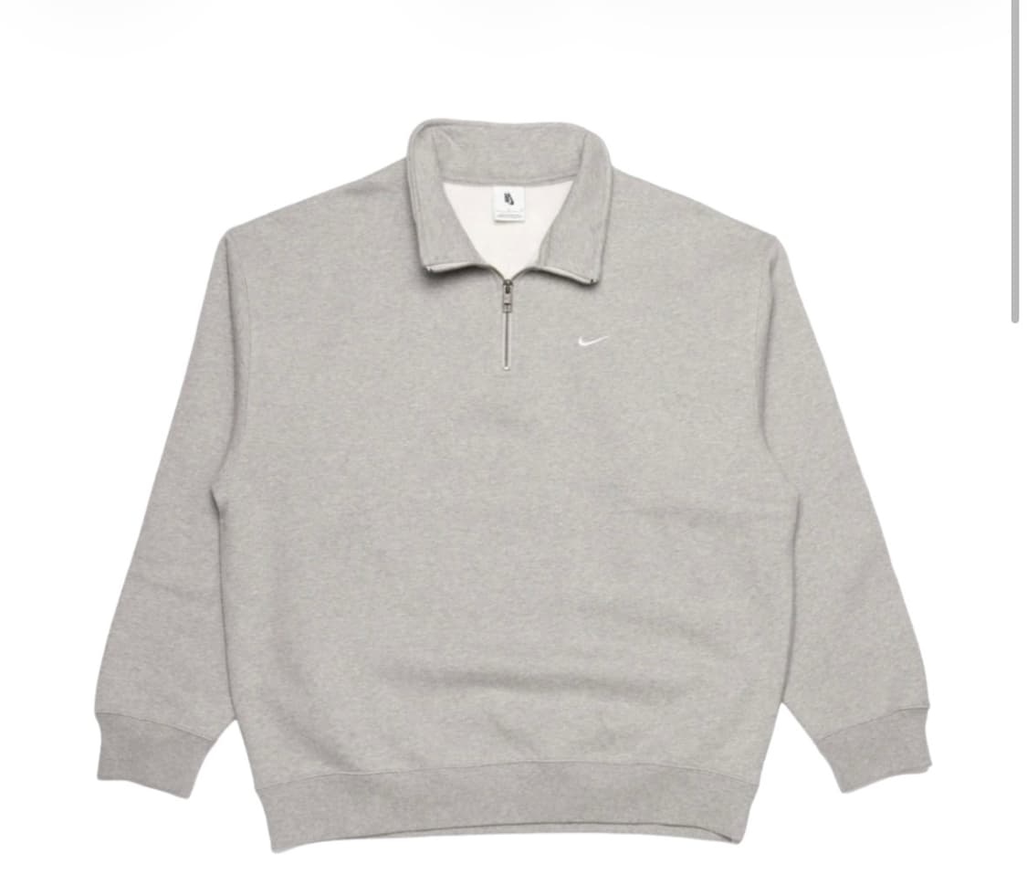 솔로 스우시 헤비 웨이트 쿼터 집 탑 상품이미지1