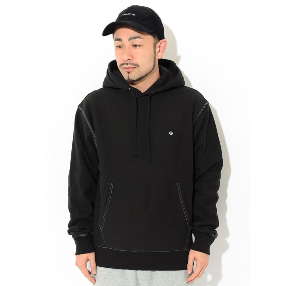 스투시 STUSSY 8 Ball Applique Hoodie 상품이미지3