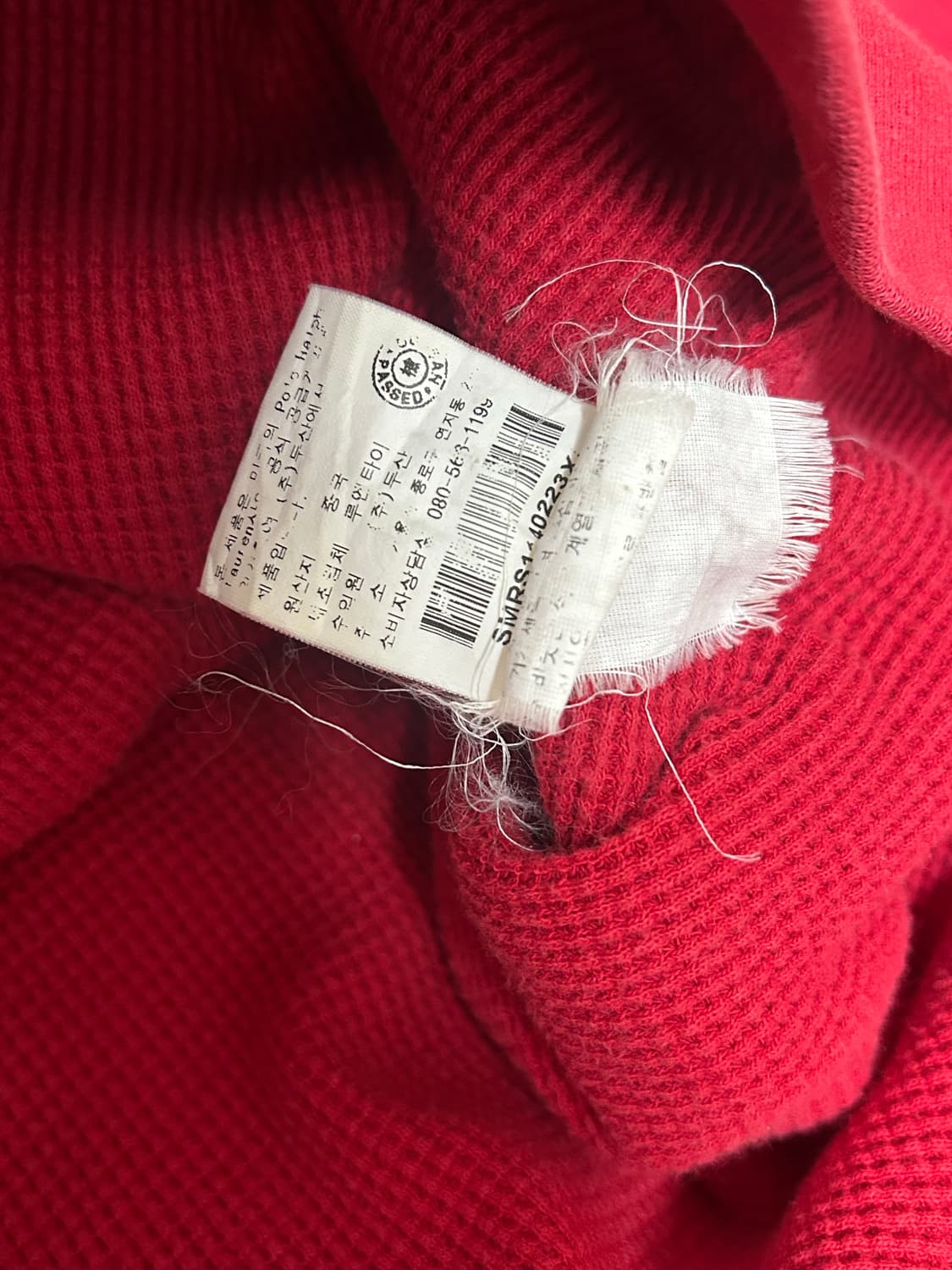 폴로 랄프로렌 레드 후드집업 상품이미지8