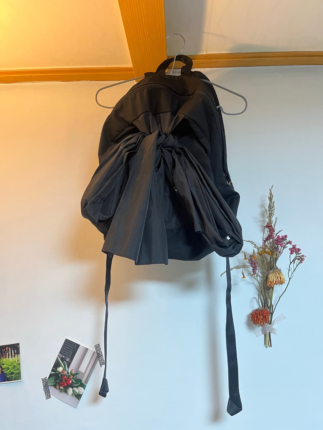 Knotted Backpack Type A (Black) 상품이미지3