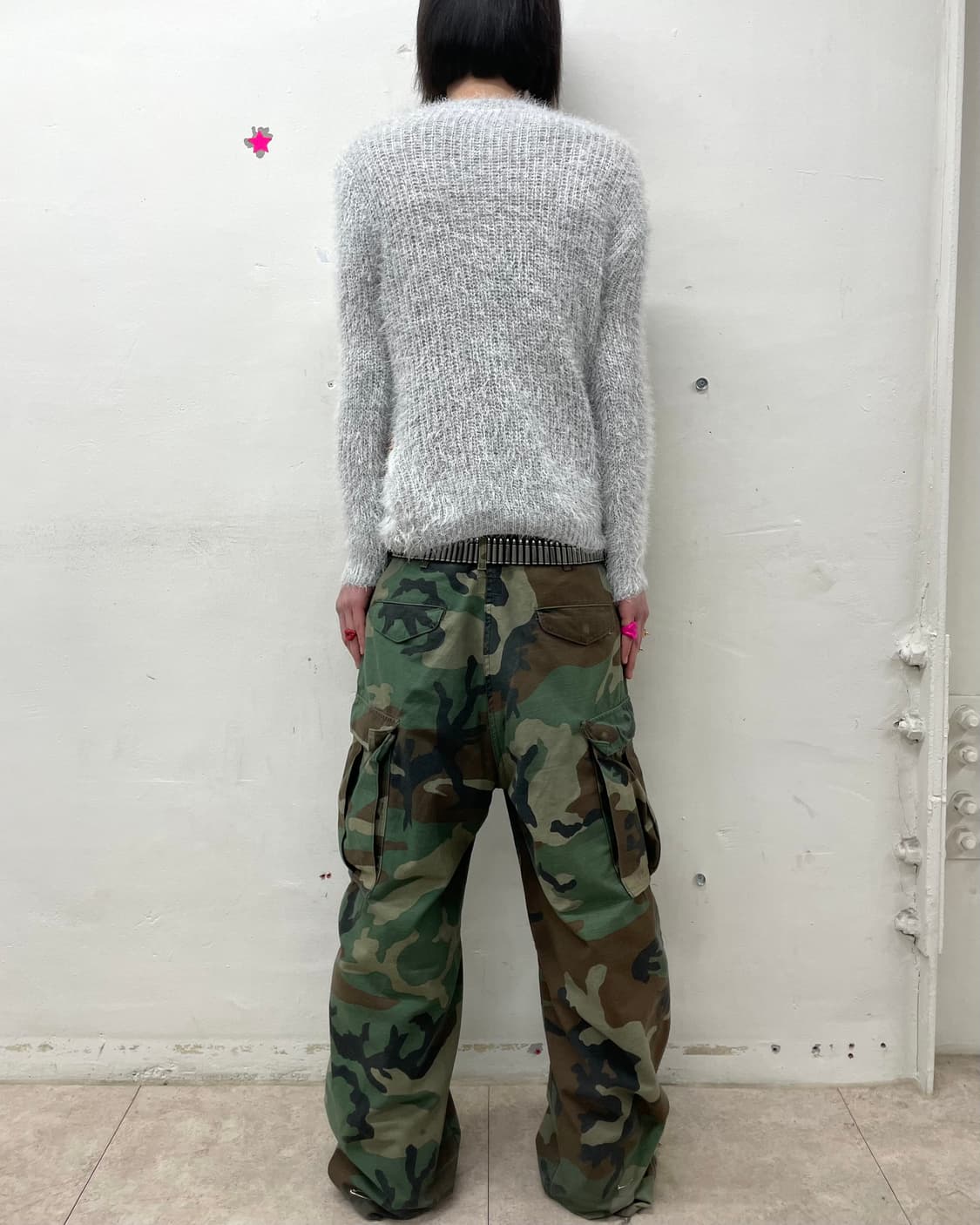 Heart Patchwork Fur Knit  상품이미지4