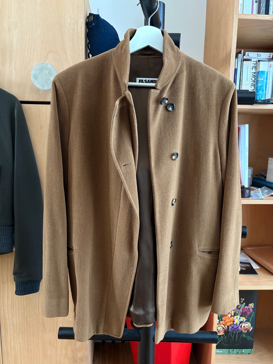 질샌더 스탠드카라 앙고라 자켓 상품이미지1