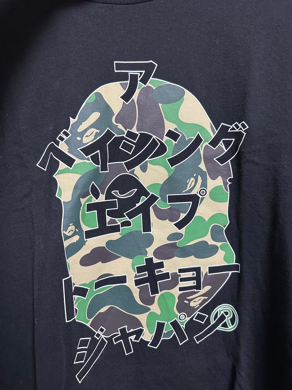 베이프 ABC 카모  롱슬리브 2XL 정리해요~~!! 상품이미지2