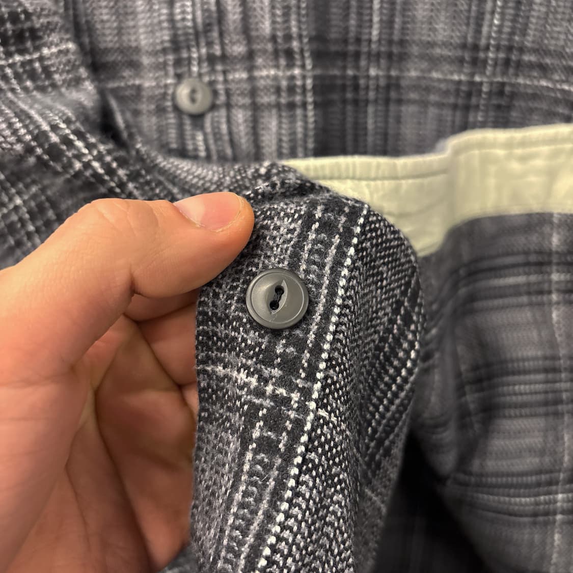 90s 리바이스 드라이 굿즈 헤비코튼 플란넬 워크셔츠 N880 상품이미지5