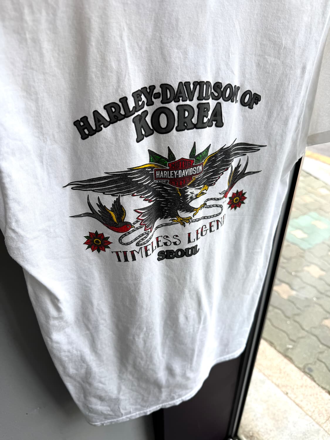 S/ 할리데이비슨 00AW 서울에디션 바이크 반팔 상품이미지7
