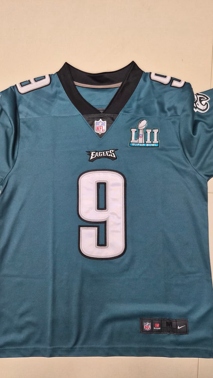 [패치O/소장급] 나이키 NFL 이글스 닉폴스 슈퍼볼 52 유니폼 (M) 상품이미지1