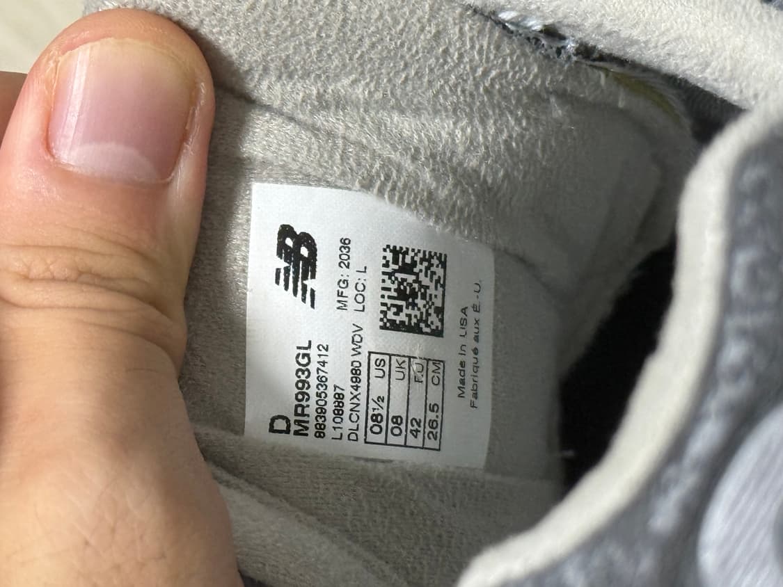 뉴발란스 993 mdae in usa 상품이미지8
