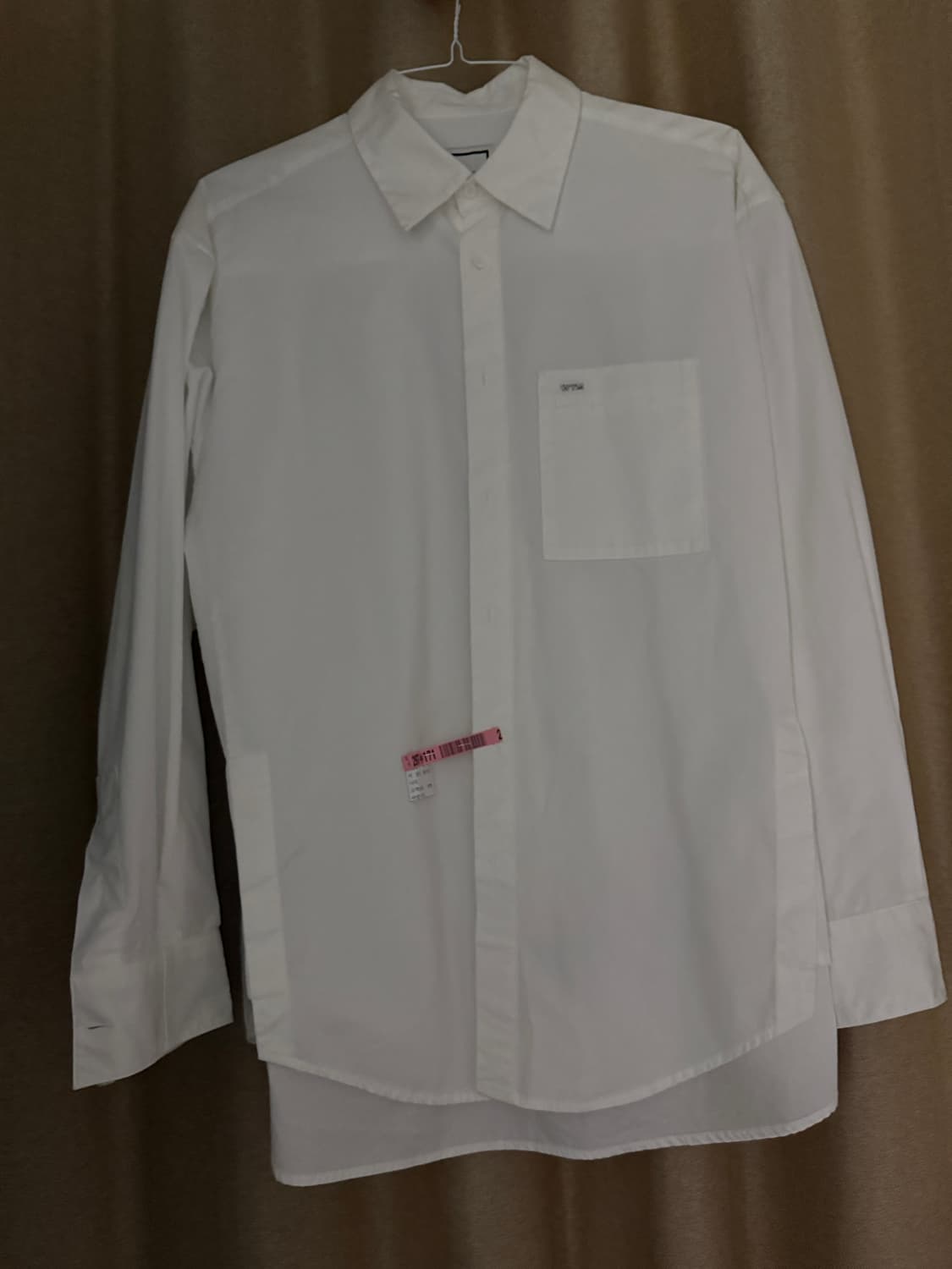 우영미 2025 화이트셔츠 사이즈50(105)팝니다 상품이미지2