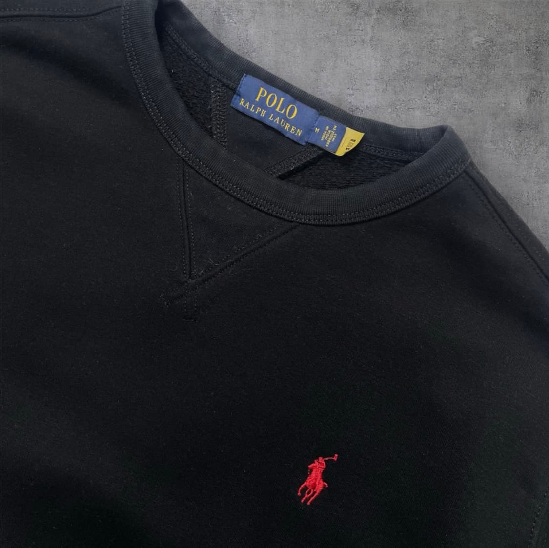 폴로 랄프로렌 블랙 포니자수 맨투맨 M 상품이미지2