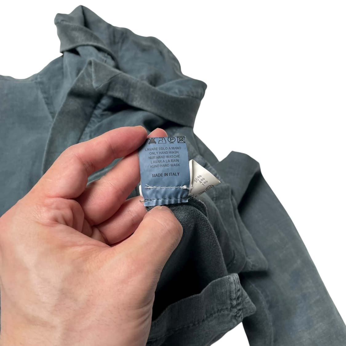 Tandem 하이넥 린넨 블렌드 집업 자켓 (italy made) 상품이미지9