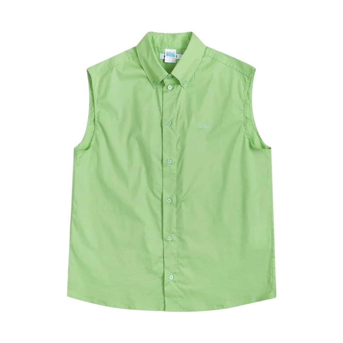 사파리스팟 리크루트 슬리브리스 오버셔츠 라이트 그린 상품이미지1