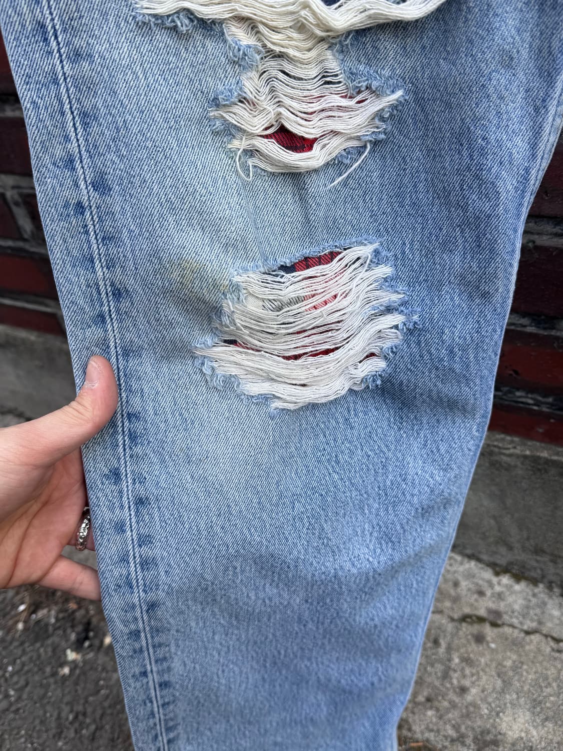 90s 리바이스 501 커스텀 데님팬츠 상품이미지8