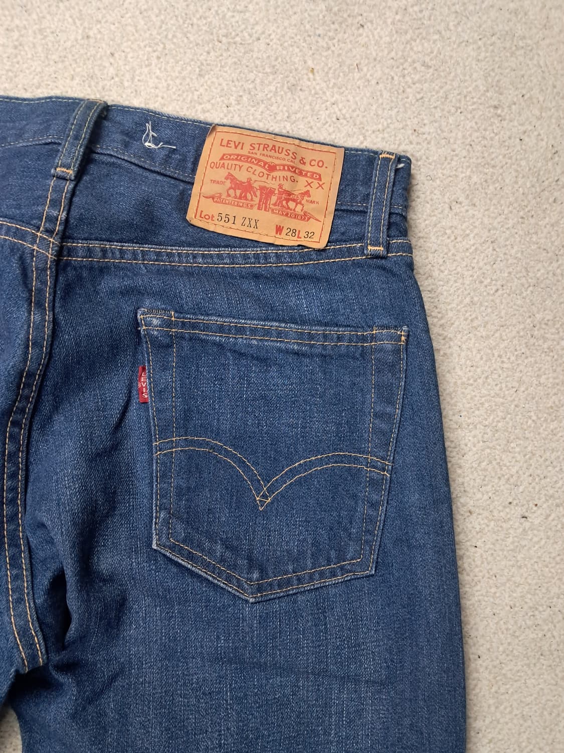 리바이스551zxx셀비지 상품이미지3